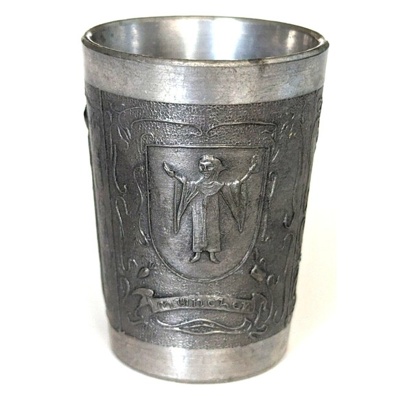 Handwerks Siegel German Pewter Cup Innung Deutscher Zinn Giesser - Picture 3 of 5